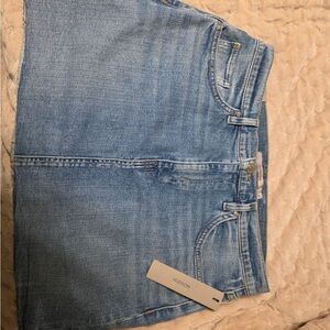 Hudson Jeans Women's Light Blue Mini Skirt